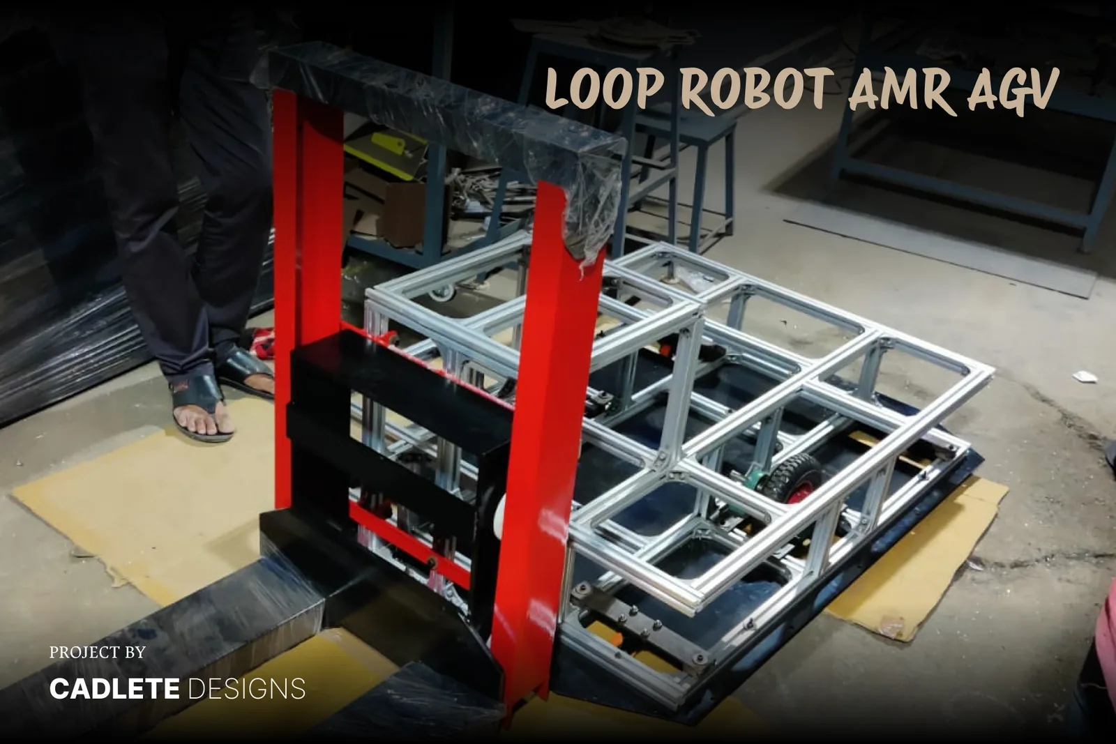 Loop AMR: Autonomous Forklift Robot for Warehouse Automation