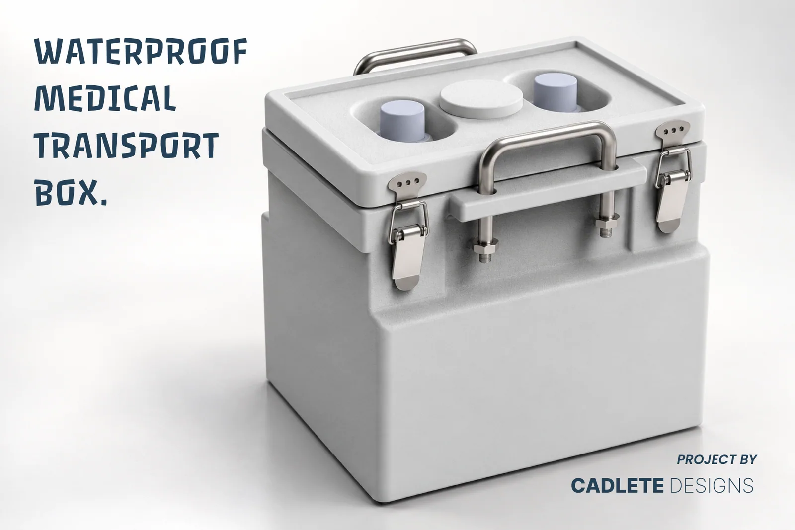 Liquid-Suspension Organ Transport Box: Leak-Resistant R&D Prototypes in Metal and Plastic