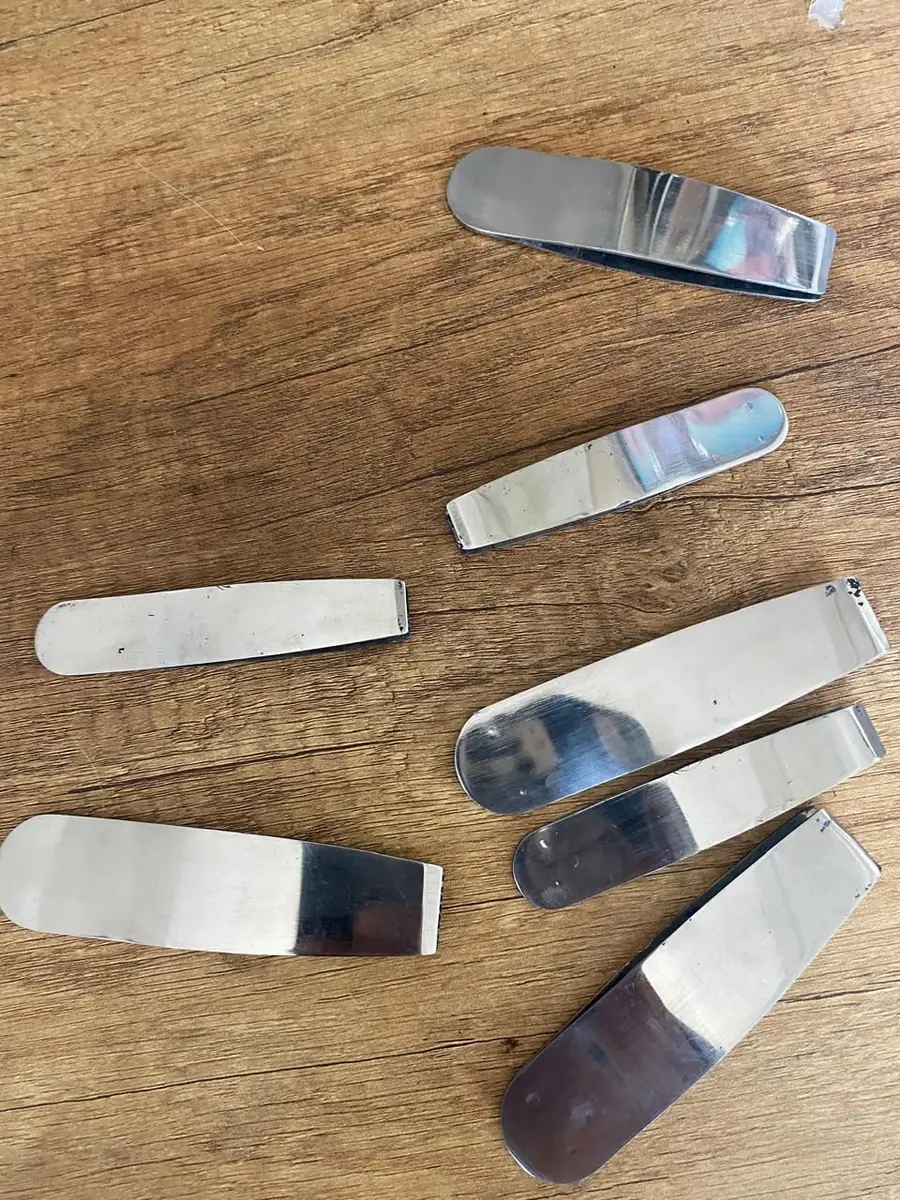 Laser-cut and formed stainless steel blanks
