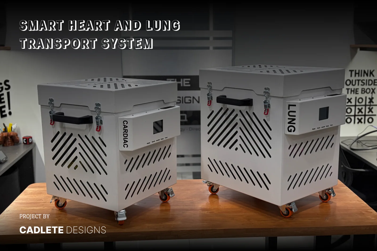 Smart Heart and Lung Transport System: Commercial Organ Boxes with App-Based Temperature Monitoring