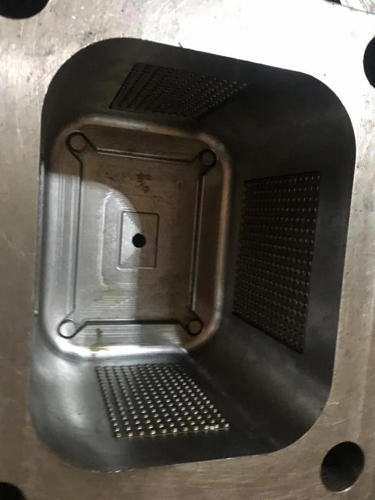 Production mold cavity for an air purifier body
