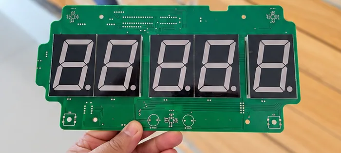 Seven-segment display circuit board