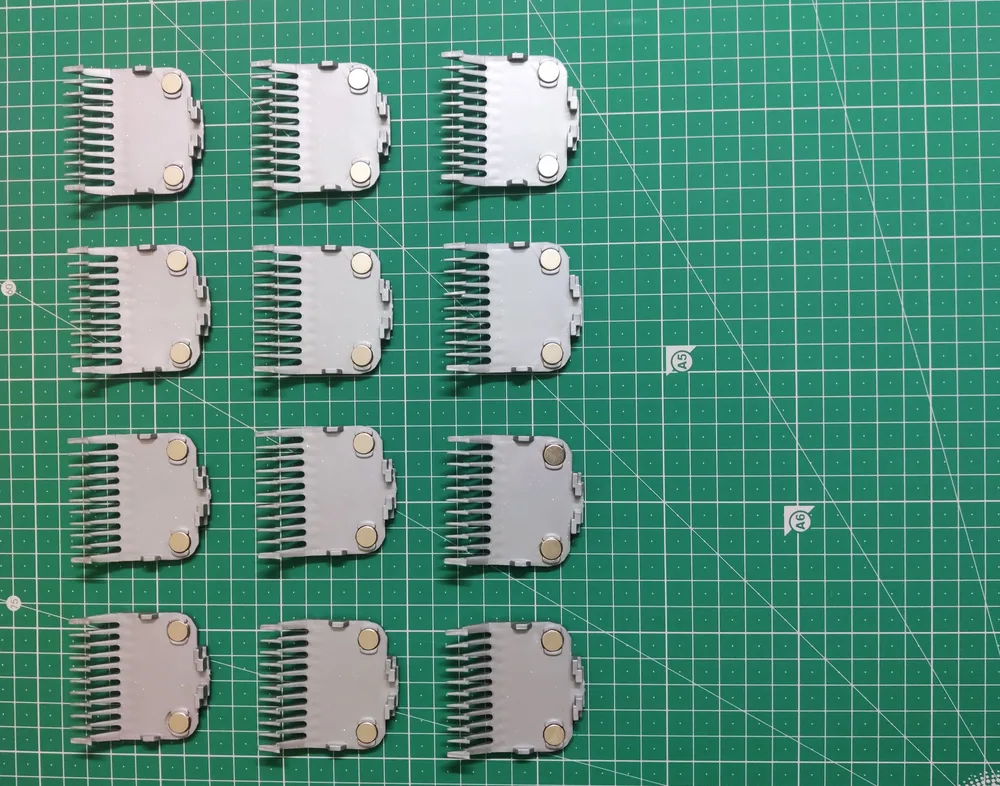 Range of injection-molded clipper guards