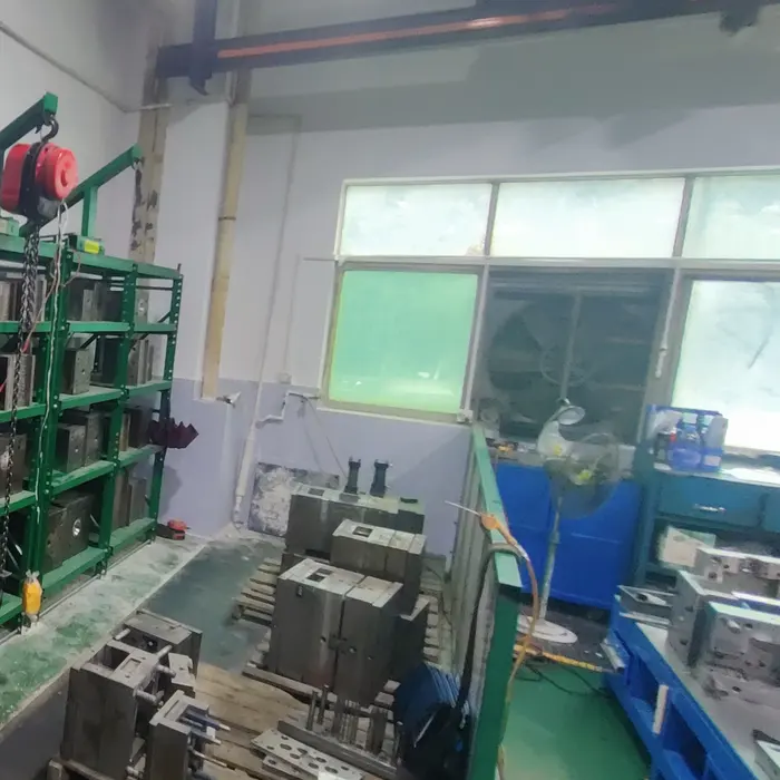 Racks of injection moulding tools stored at the Rajkot production house