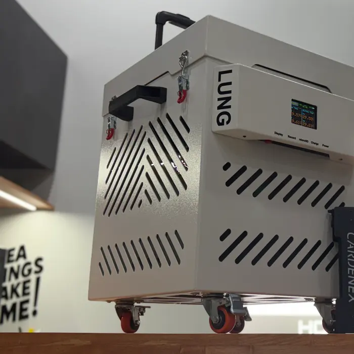 A close-up of a finished CADLETE product prototype