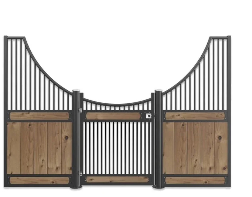 Sheet metal barn gate hardware produced as a repeatable, tooled batch run
