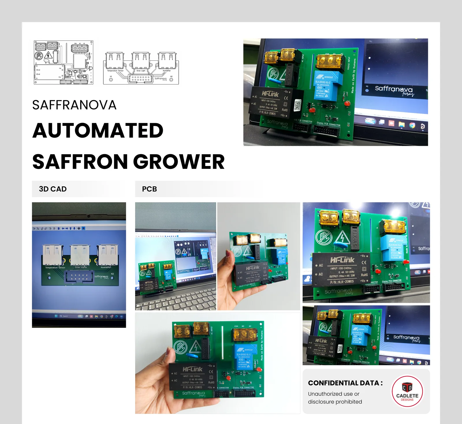 Saffranova: Automated Indoor Saffron Growing Control System