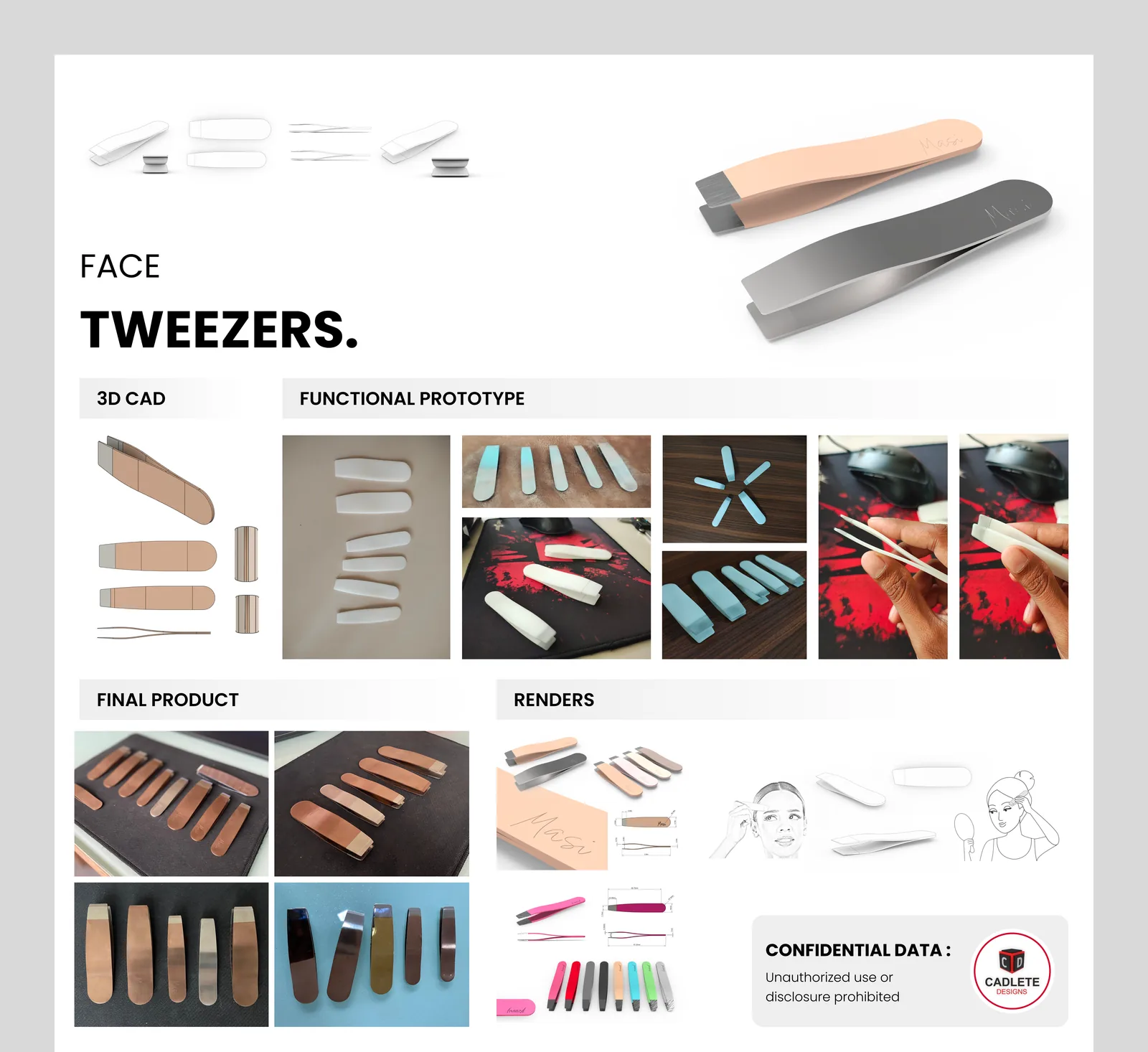 Precision Eyebrow Tweezers: Low-Cost Sheet Metal Design with PVD Finish