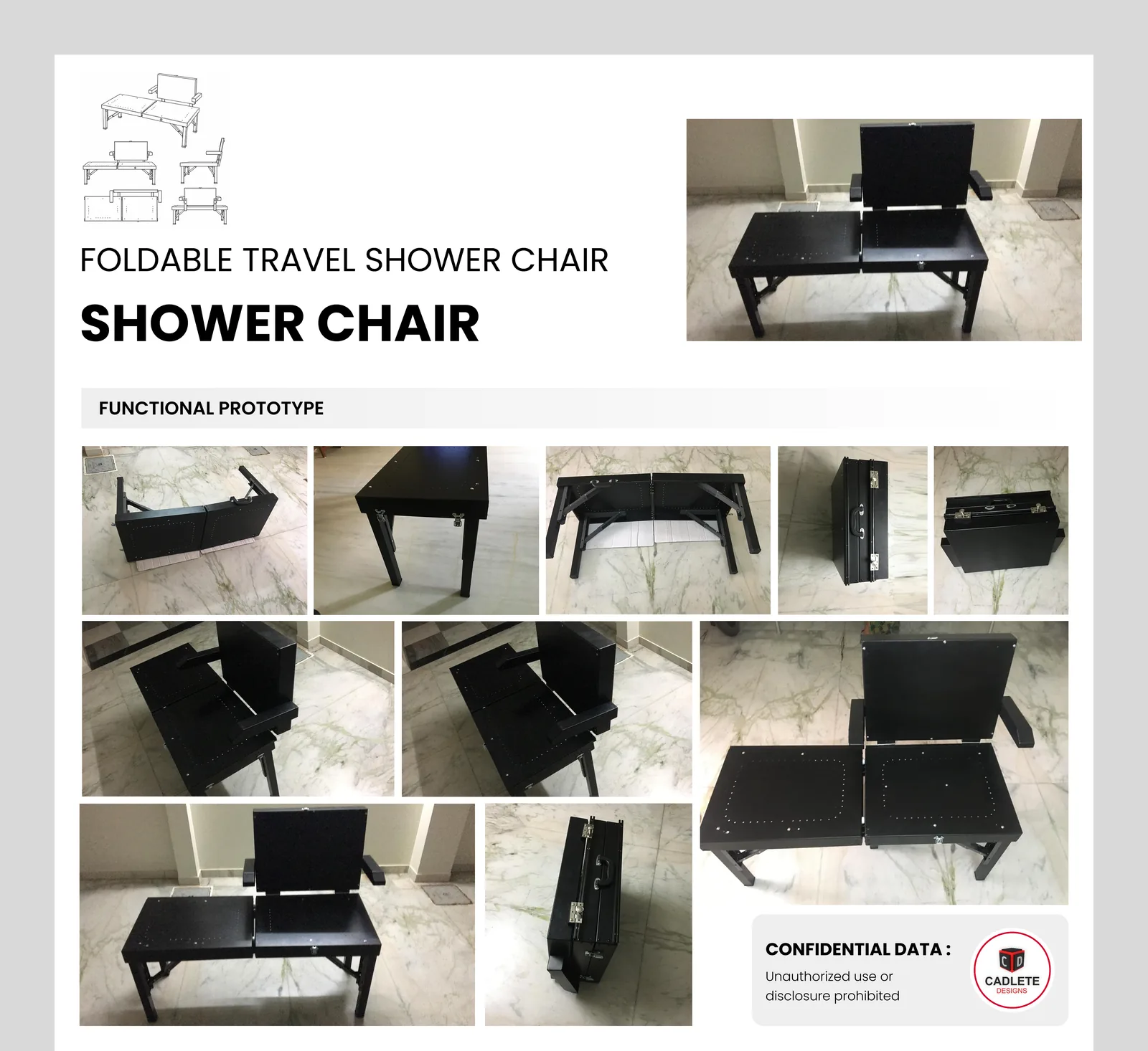 Foldable Travel Shower Chair: Accessible Bathing That Packs Like a Suitcase
