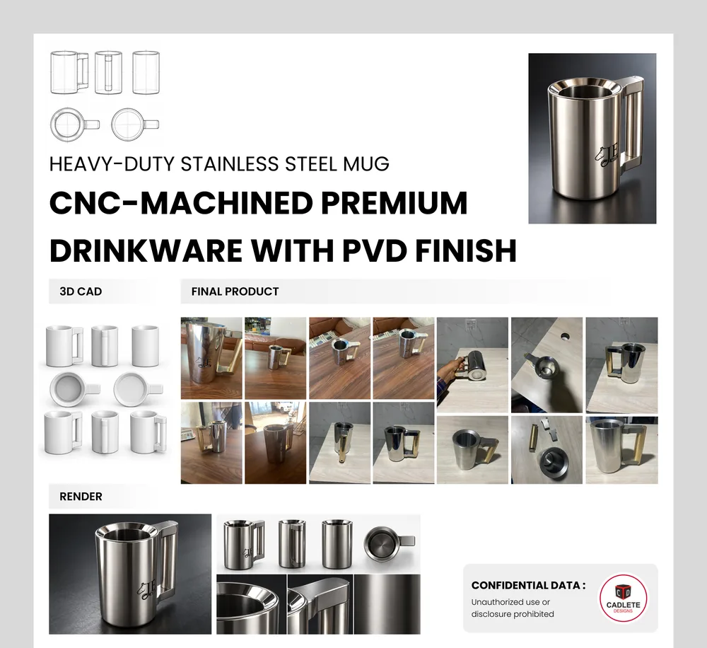 Heavy-Duty Steel Mug