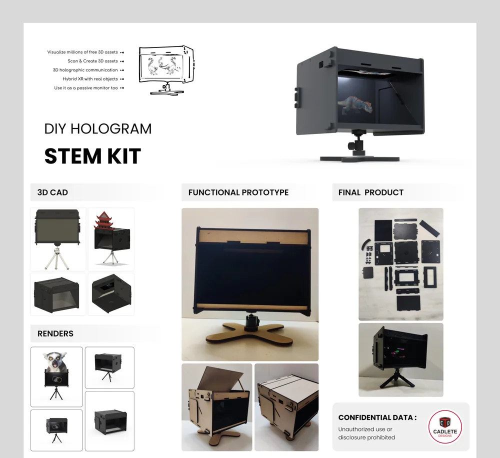 Hologramm-STEM-Kit