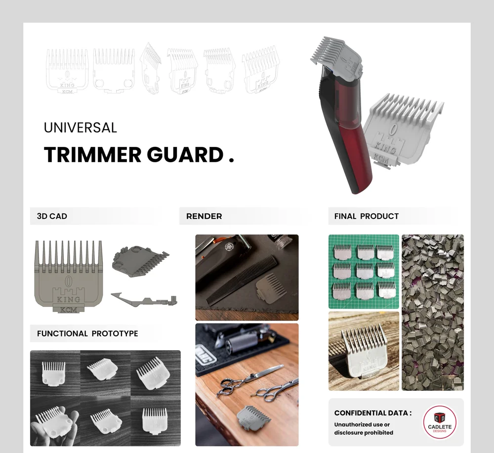 Universelle Trimmer-Aufsätze