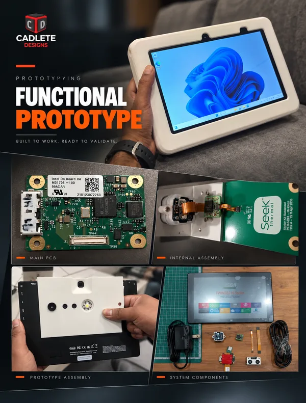 AI Medical Tablet Prototype with Thermal and IR Imaging for Remote Patient Monitoring: Functional Prototype