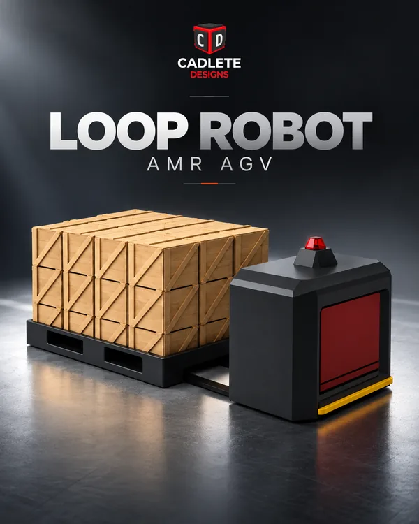 Loop AMR: Autonomous Forklift Robot for Warehouse Automation: Product Showcase