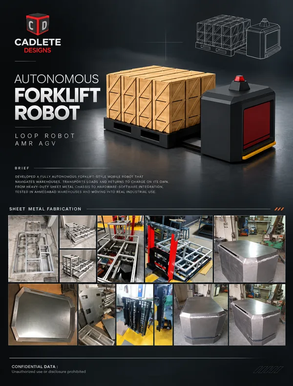 Loop AMR: Autonomous Forklift Robot for Warehouse Automation: Project Overview