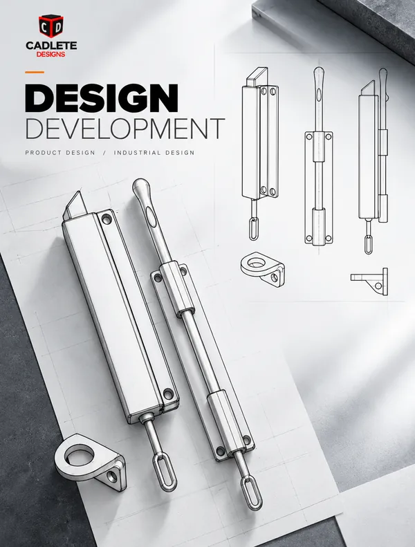 Chain-Operated Latch for Tall Barn Doors: Operate a 20 ft Door Lock from the Ground: Design Development