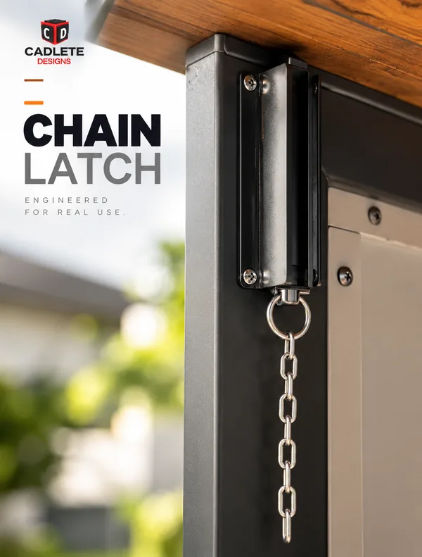 Chain-Operated Latch for Tall Barn Doors: Operate a 20 ft Door Lock from the Ground: Product Showcase