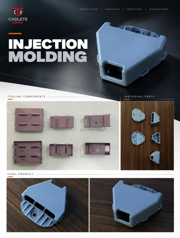 Custom Enclosures for Data Mining Equipment: 10,000 Units per Design: Injection Molding