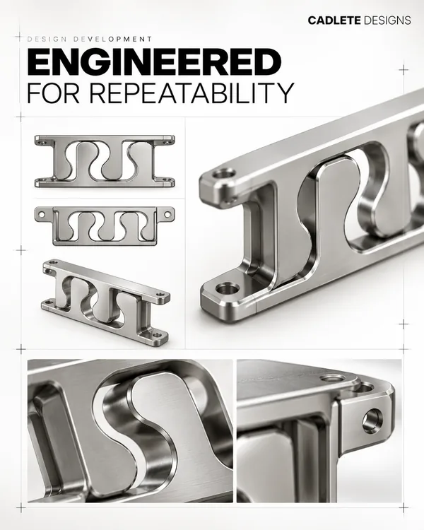 Dutch Door Grille System: Aluminum Die Casting Set Up for 10,000 Pieces a Month: Design Details