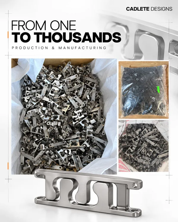 Dutch Door Grille System: Aluminum Die Casting Set Up for 10,000 Pieces a Month: Mass Production