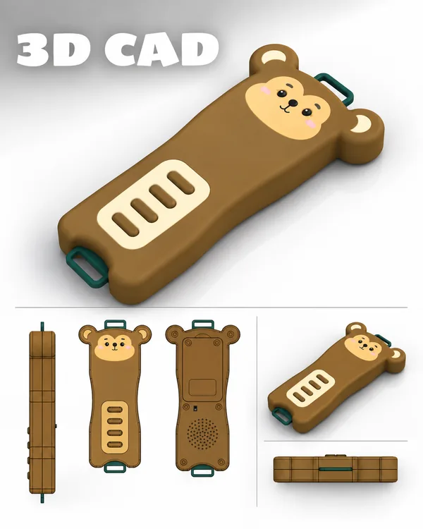 Electronic Toy Whistle: From Ideation Sketches to Molding-Ready Design: 3D CAD