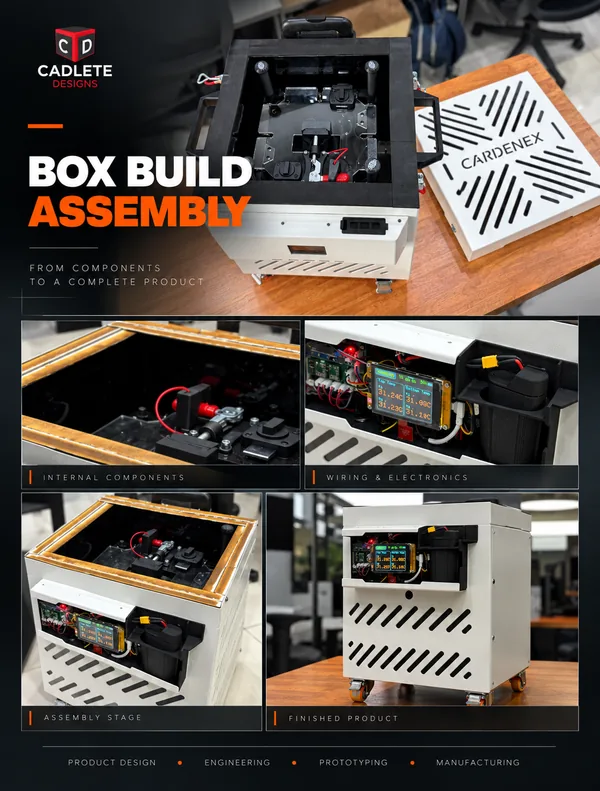 Smart Heart and Lung Transport System: Commercial Organ Boxes with App-Based Temperature Monitoring: Box Build Assembly