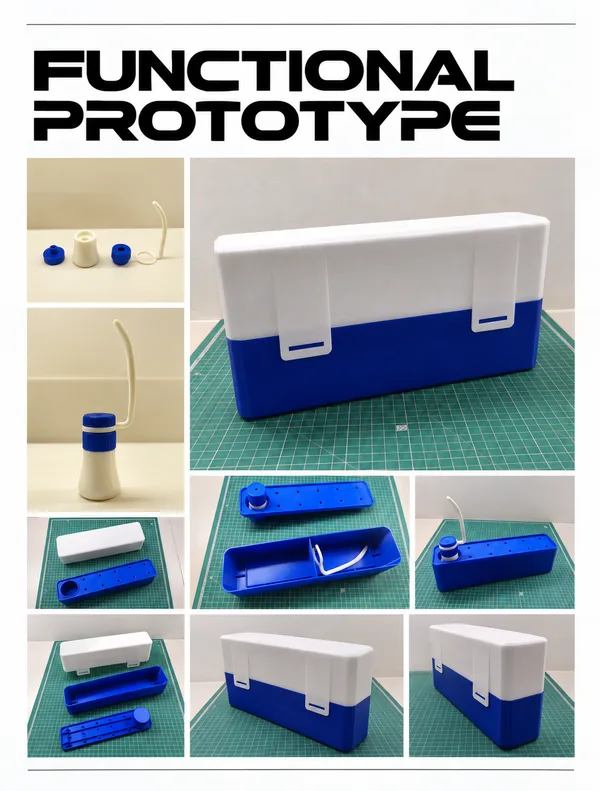 Hobby Helper: Malgriff und Stiftenkloben für Miniaturen, vom Prototyp über Kickstarter zur Produktion: Funktionsprototyp