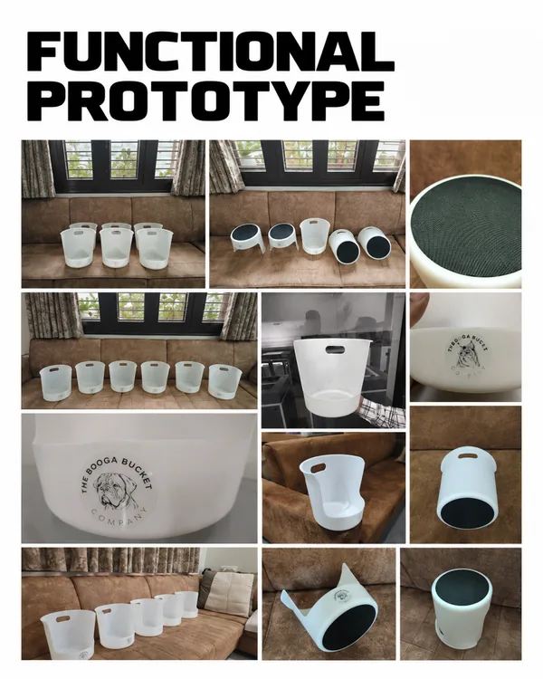 Mastiff Dog Feeding Bucket: Low-Cost Sheet Metal Prototype for Large Breeds: Functional Prototype
