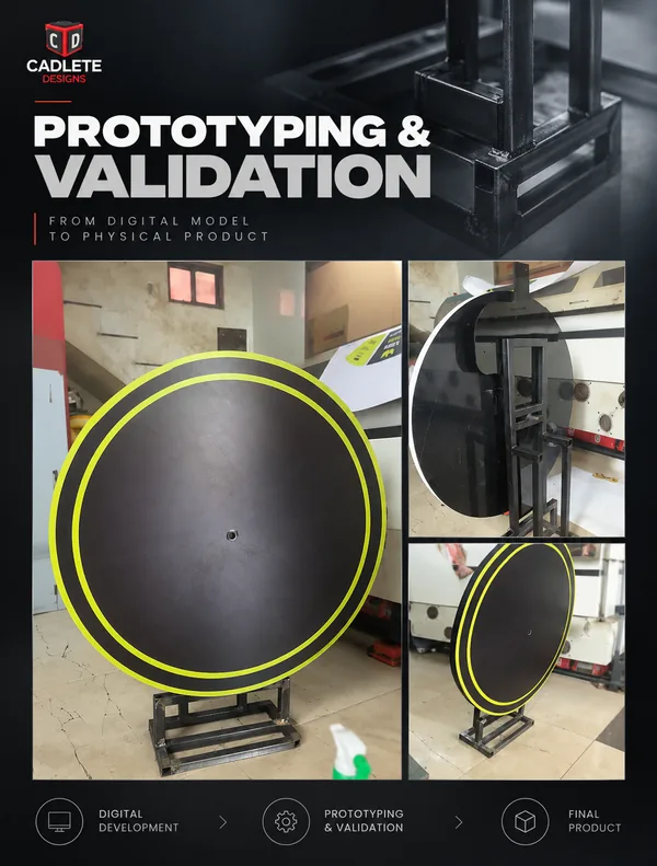 SkorX Premium Spin Wheel: Event-Ready Brand Activation for Pickleball Events: Prototype
