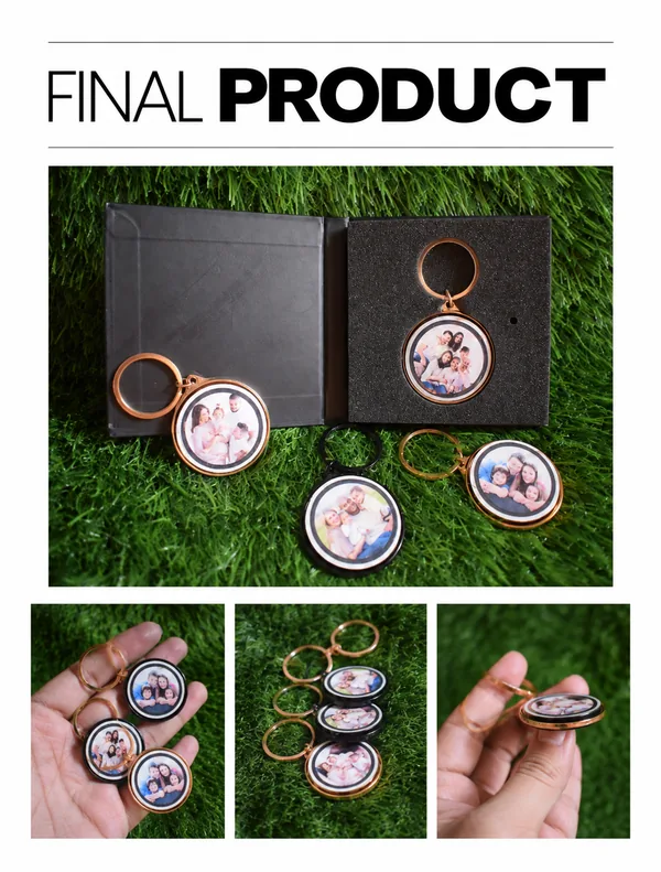 Custom Rotating Metal Keychains: Zinc Die Cast with Premium Finishes: Final Product