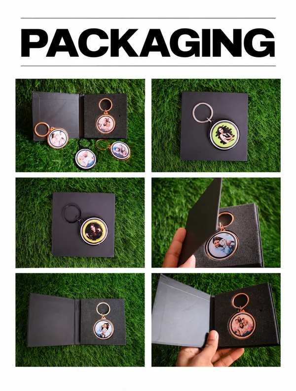Custom Rotating Metal Keychains: Zinc Die Cast with Premium Finishes: Packaging