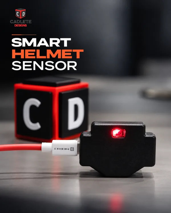 Smart Helmet Sensor: Ultra-Low-Power BLE PCB for Rider Safety Tracking: Product Showcase