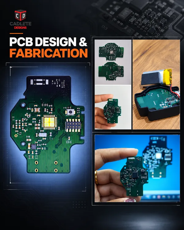 Smart Helmet Sensor: Ultra-Low-Power BLE PCB for Rider Safety Tracking: PCB Design & Fabrication