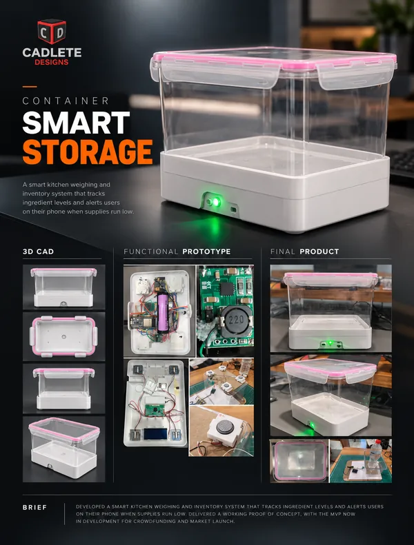 Kitchinjar: Smart Kitchen Inventory and Weighing System, From POC to MVP: Project Overview
