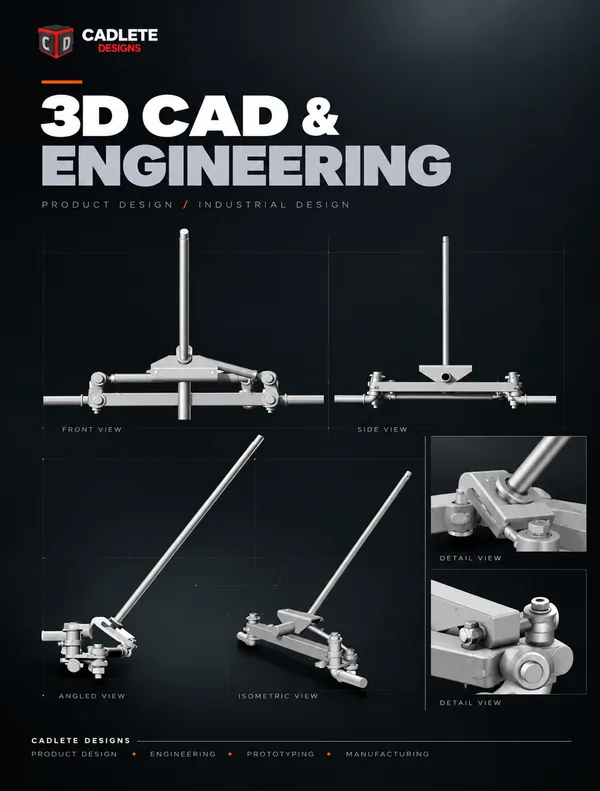 Toy Tractor Steering Mechanism: Six Iterations to Smooth, Effortless Steering: 3D CAD