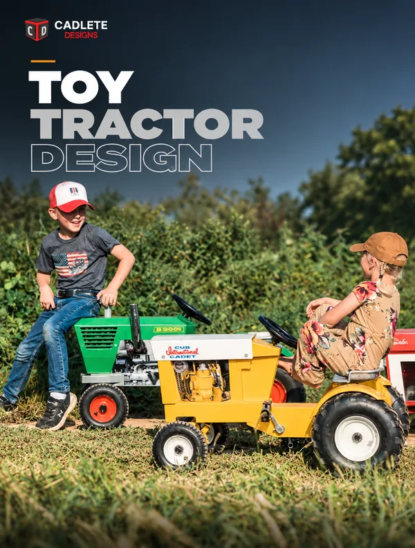 Toy Tractor Steering Mechanism: Six Iterations to Smooth, Effortless Steering: Product Showcase